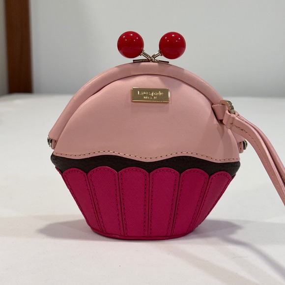 kate spade Handbags - Kate Spade Take The Cake Cupcake Posie Wristlet Pink Crystal Sprinkles | Kitsch
